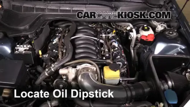 2009 Pontiac G8 GT 6.0L V8 Aceite Controlar nivel de aceite